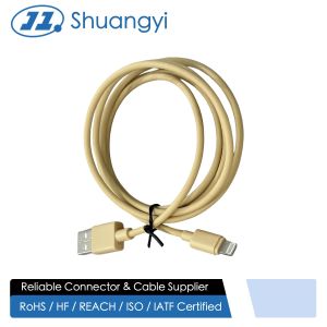 USB-A to Lightning Charging Data Cable Connector for Mobile Devices
