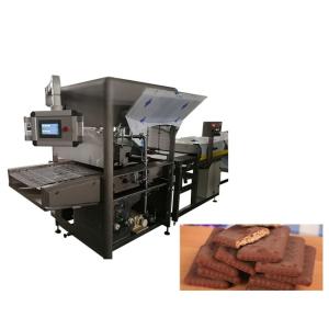 1200mm Width Pure Chocolate Enrober With Two Pumps And Cooling Tunnel