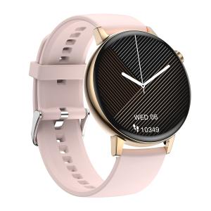 Round Ip68 Water Resistant Smart Watch With 1.44 Inch Full Touch Screen
