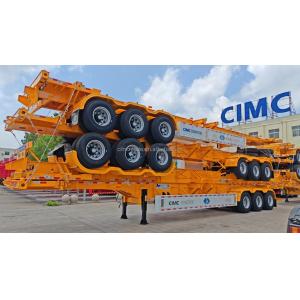 20001-25000 kg Max Payload CIMC Axle's 3-Axis Container Chassis Frames