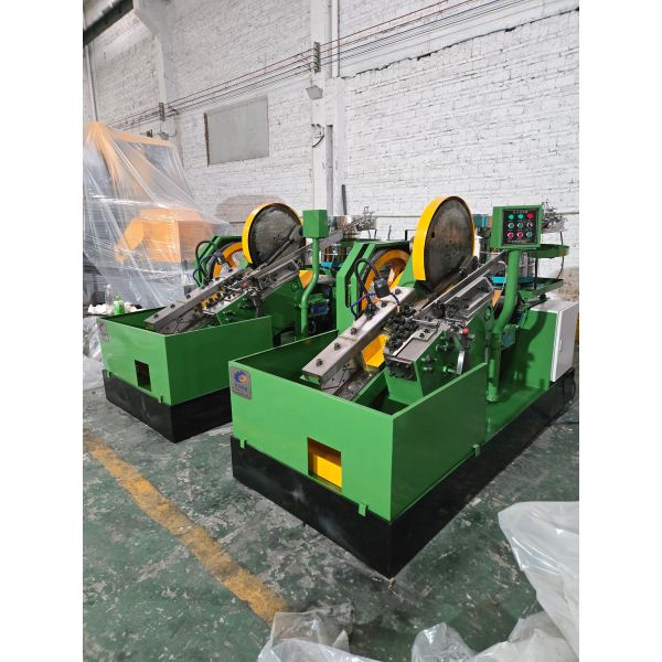 Easy Operate Thread Roll Machine High Precision Auto Feeding