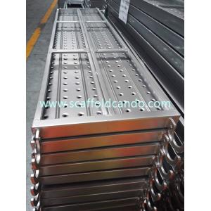 Working platform steel plank with hooks Q235 scaffolding galvanized catwalk