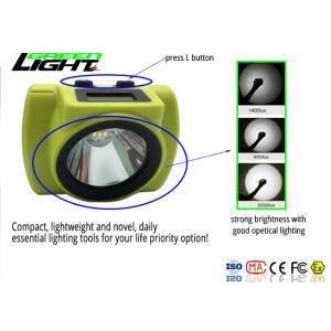 Super Bright Rechargeable LED Headlamp Explosion Proof 6.8Ah Li - Ion Battery