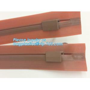 PVC slider zipper, pvc zipper slider seal, PP slider seal, PP zipper slider seal