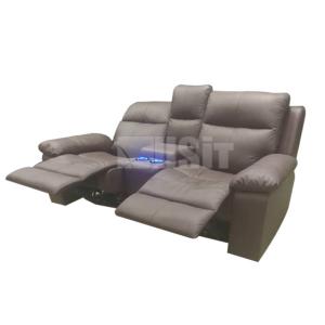 Cheap Luxury Home Cinema Seating Folded Type With Refrigerated Drinks Holders for sale