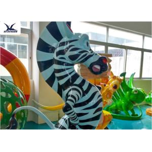 Life Size Amusement Park Customized Cute Cartoon Fiberglass Animal Zebra Statues