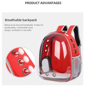 Bubble Capsule Pet Backpack Carrier Breathable Dog Carrier Backpack