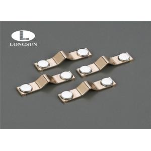 Customized Welding Machine Components Silver Alloy Contact Part For Thermal Controller