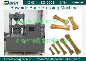 China 60T double molds Dog Dental Treats Bone Pressed Rawhide Bones Customized on sale
