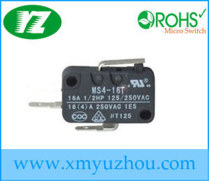Cheap Short Lever Actuator Forms for Dust-Proof Protection 16A Short Arm Micro Switches for sale