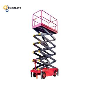 Movable Hydraulic Mobile Scissor Lift Load Capacity 300kg-2000kg