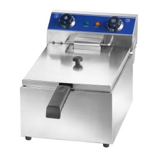 Cheap Stainless Steel Commercial Deep Fryer 10L 13L Manual Control 2KW 3.3KW for sale