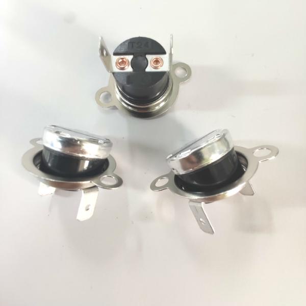 LC KSD301 Automatic Reset Bimetal Thermal Protector Phenolic Case 90° Terminal