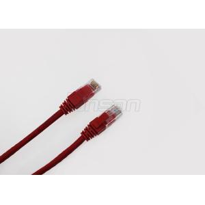 Multi Cord CCA UTP Cat5e Patch Cable , Network Patch Cable With ROHS Jacket