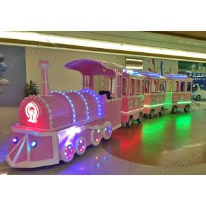China 220V / 380V Voltage Electric Trackless Train 20 Persons Large Capacity 1 Year Warranty on sale