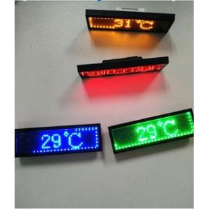 RGB Programmable Scrolling LED Sign , Rechargeable USB Flashing Electronic LED