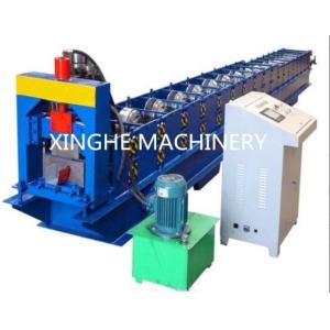 Cheap Seamless Rain Gutter Cold Roll Forming Machines , Automatic Metal Roofing Machine for sale