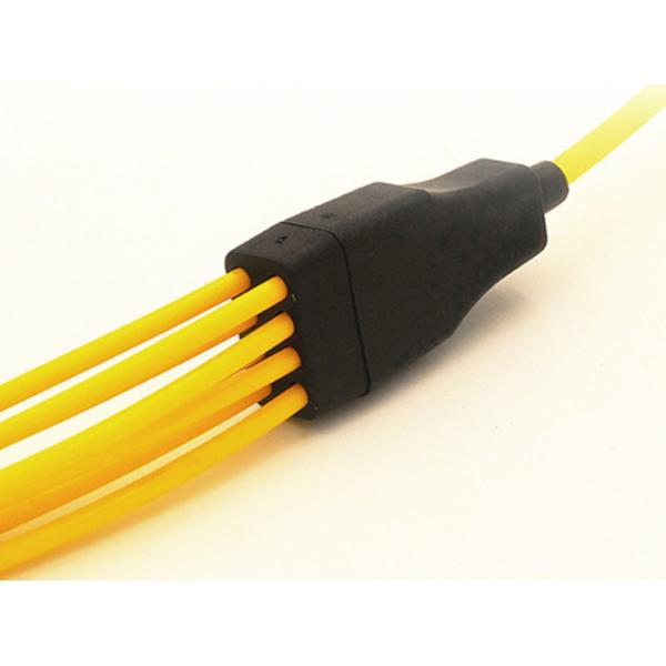 Manufacturer's direct selling multi-purpose black optical fiber fan out kit 8-core 2.0mm