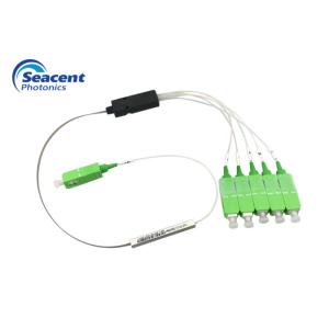 1x5 Branch Type Optical Plc Splitter , FTTH Systemplc Fiber Splitter