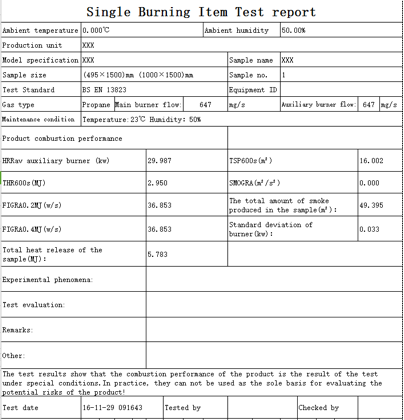 GB/T 20284 , EN ISO13823 Construction Materials Single Burning Item Fire Test Chamber
