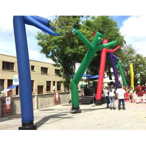 China Custom Made Single Double Leg Oxford Cloth Inflatable Air Waver  ,   Air Dancer With LED on sale