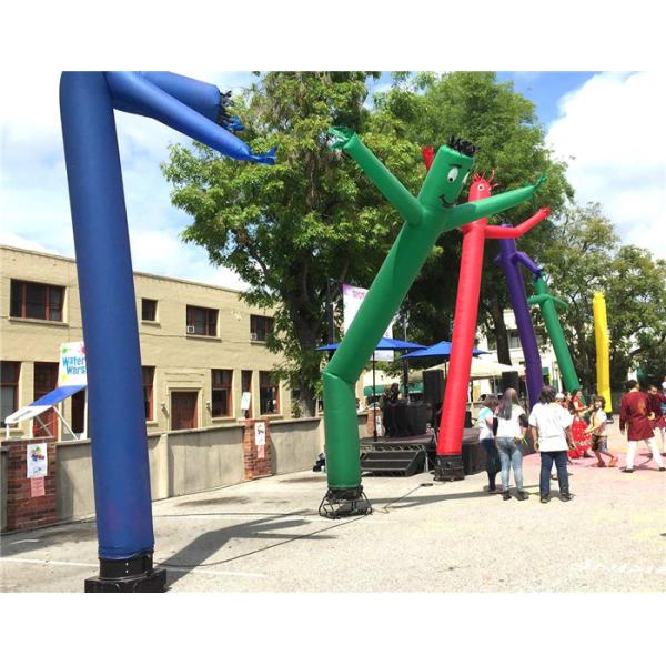 Custom Made Single Double Leg Oxford Cloth Inflatable Air Waver , Air Dancer