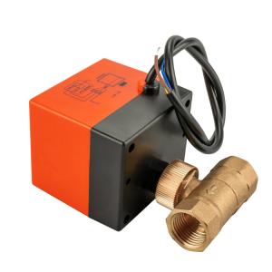 TMOK 3 /4inch Dn20 12v Brass 2 Way Motorized Ball Electrical Valve For Flow