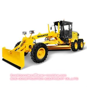 140HP Shantui SG14-3 Construction Motor Grader With Cummins Engine