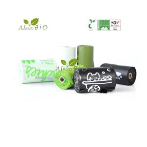 Environmentally Friendly Biodegradable Garbage Bag For Pet Waste Poo Corn Starch