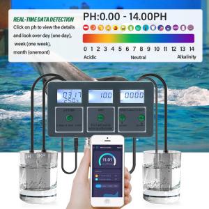 Lab Pool Water Tester Tuya WiFi 8 in 1 Digital PH/TEMP/ORP/PPM/EC/SALT/S.G/CF