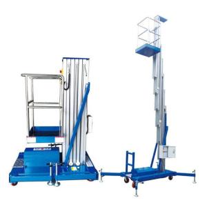 China 4m 6m 8m Electric Hydraulic Mast Lift Aluminium Alloy Lift Platform on sale