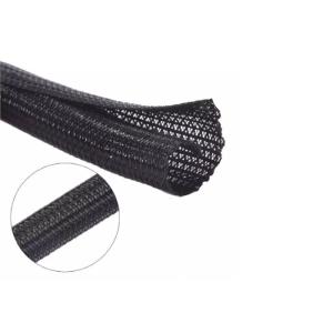 Cheap 1/2'' Wrap Around Braided Sleeving , Split Braided Wire Loom Good Heat Dissipation for sale