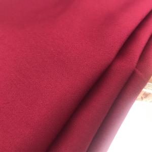 208gsm Solid Dyeing Polyester Fabric 77% Polyester 20% Rayon 3 % Spandex
