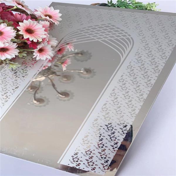 Quality ODM Etched Stainless Steel Sheet , Sliver 201 Ss Sheet Mirror Finish wholesale