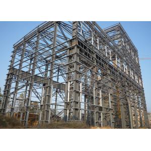 Large Span Heavy Architectural Structural Steel Portal Frame Workshop Plant With