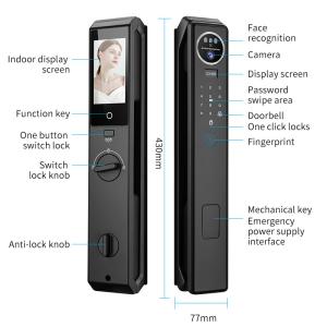 S959Max Smart Door Lock with Fingerprint 3D Face Palm Recognition Card Key Code