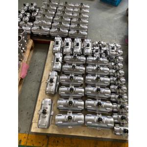 stainless steel 304/316 pneumatic rotary actuator DASR pneumatic actuated valve