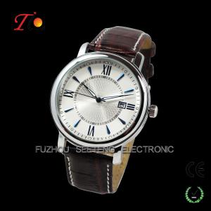 Cheap Hot sell and calssic design for men watch PU leather band with reasonable price for sale