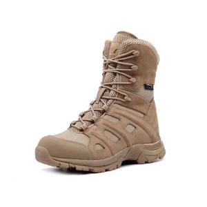 Army Desert Tan Military Boots With Zipper Men'S Tactical Waterproof Non-Slip