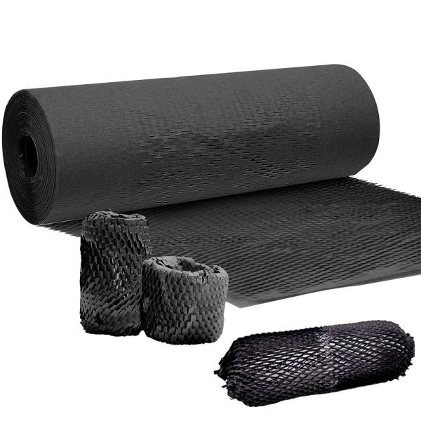 Quality Black 100% Virgin Pulp 80gsm Eco Wrapping Paper Roll Cushion Packaging wholesale