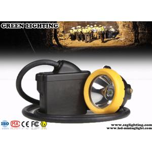 18000 Lux Coal Miners Headlamp , 7800mA Safety Waterproof Cap Lamp For Mining