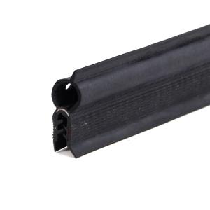 Black Silicone Rubber Strips With Top Bulb Application 6*8mm Moulding