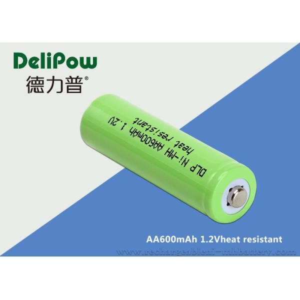 3 Years Cycle Life AA NIMH Rechargeable Battery 600mAh For Flashlight