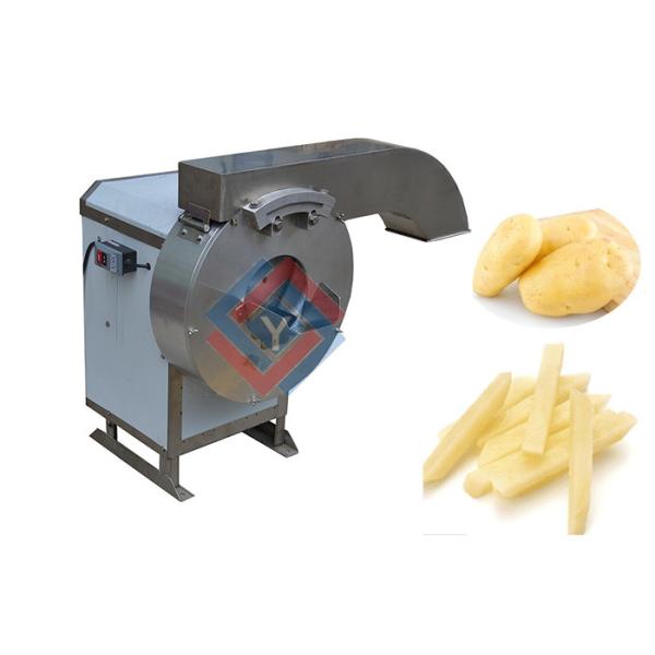 Commercial Electric Sweet Potato Slicing Machine / Fresh Potato Chips Making