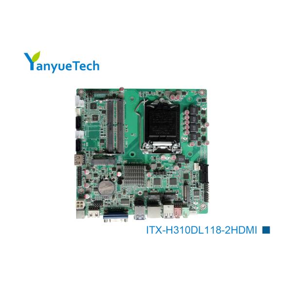 Quality ITX-H310DL118-2HDMI Slim Mini ITX Motherboard Intel PCH H110 Chip 2 X DDR4 SO DIMM Sockets wholesale