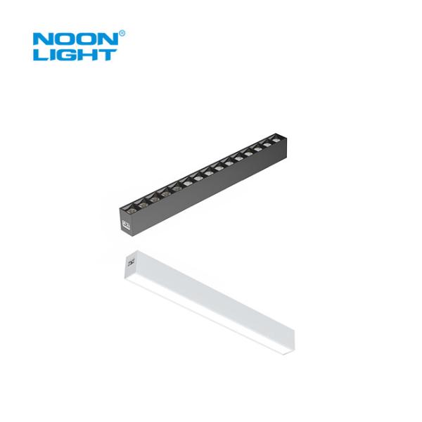 4000LM Max Luminous Flux Intelligent LED Trunking Fixtures with 3000K / 3500K