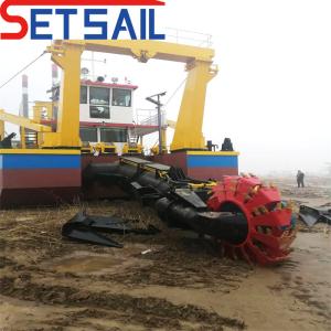 Rexroth Hydraulic System Portable Bucket Wheel Sand Dredger for Smooth Dredging