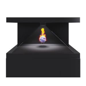 Sheet Metal 3D Hologram Showcase , Holographic Display For Trade Show
