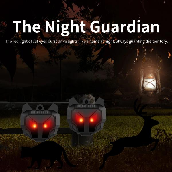 50-100 Square Meters Coverage Solar Battery Operated Eco Friendly Wild Pig Repeller