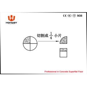 Rectangle Shape Floor Grinding Pads For Marble Granite Terrazzo Floor Grinder